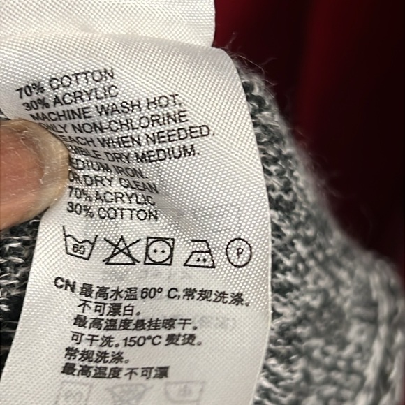 Dehavilland British Design Vintage Fringe Cardigan Open Rustic Nordic Sweater OS - Picture 9 of 10